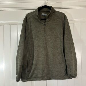 Gorpcore PGA 3/4 Zip Pullover. Olive Green Color. Size Large.